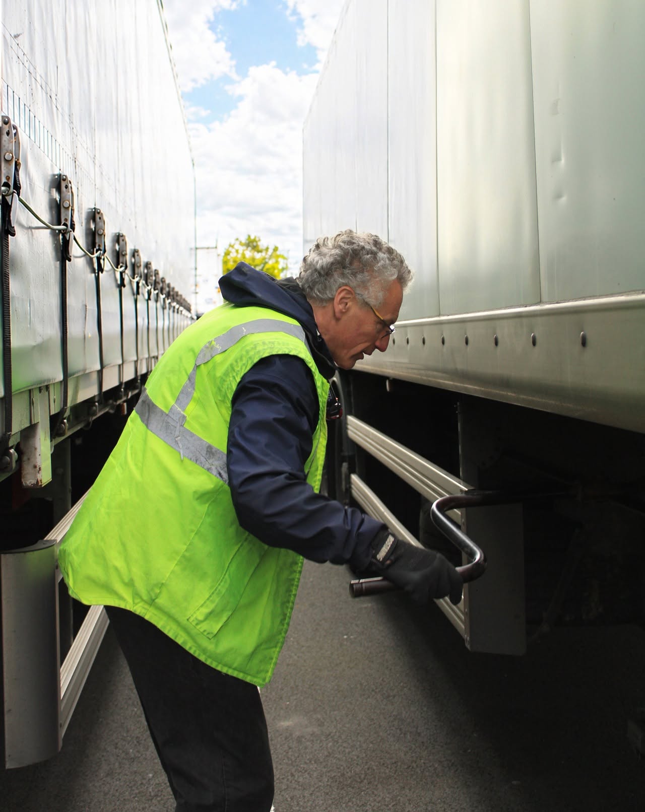 Contr&ocirc;le d&rsquo;un v&eacute;hicule des Transports Orain